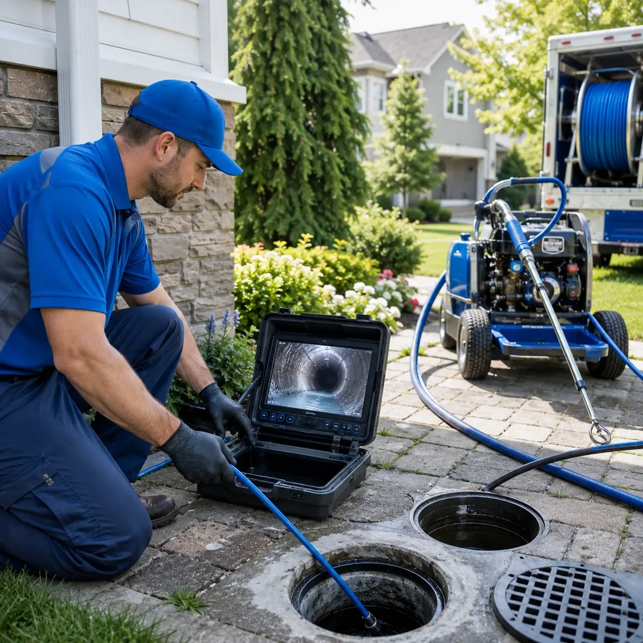 Outdoor drain cleaning professionals serving Ellinwood, KS